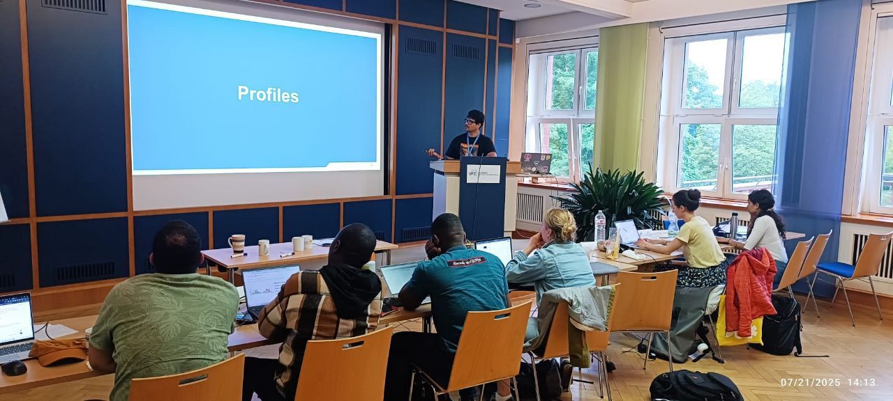 Breno teaching at the 2025 UFZ Summer School in Leipzig